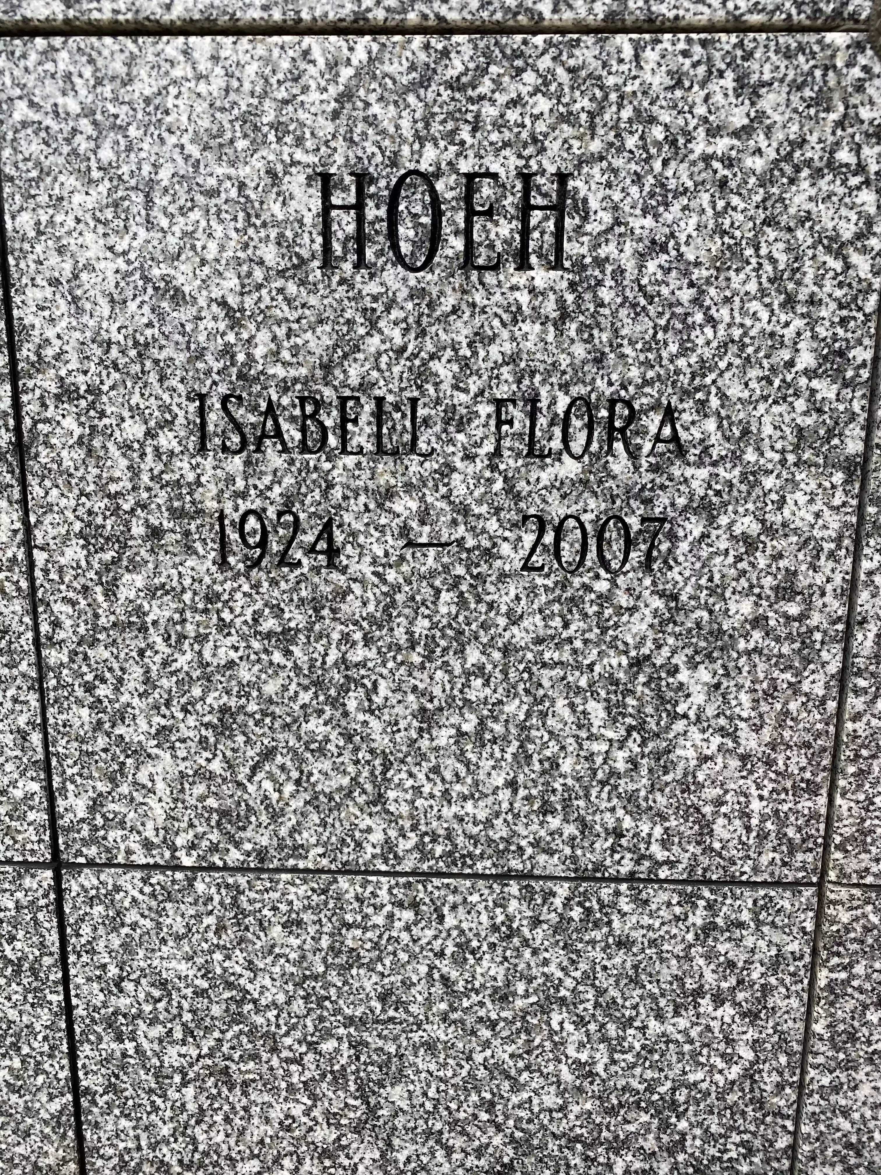 Isabell Hoeh Headstone